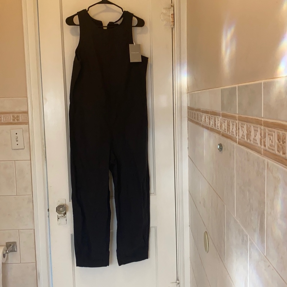 Everlane Black Fatigue jumpsuit, size 6